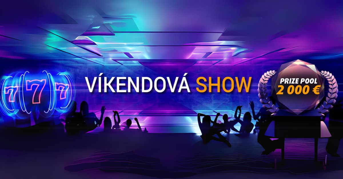 VÍKENDOVÁ SHOW o 2 000 EUR v Tipsport kasíne